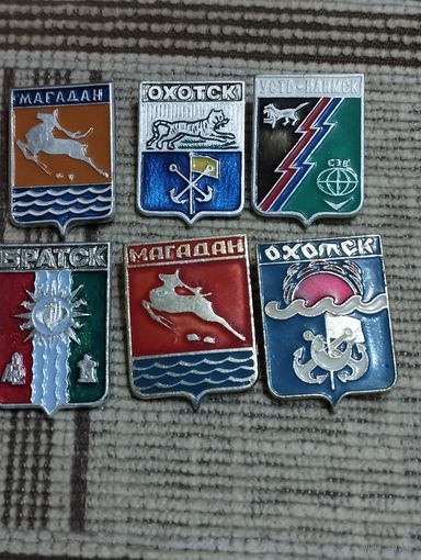 Гербы городов. Россия. Север.