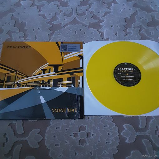 KRAFTWERK - 1970 - SOEST LIVE (GERMANY) LP, YELLOW VINYL