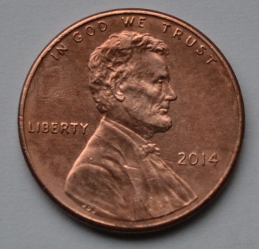 США, 1 цент 2014 г.