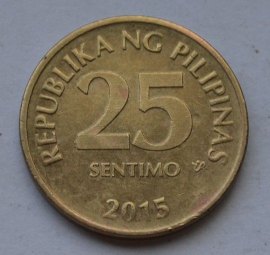 Филиппины, 25 сентимо 2015 г.  Магнитная.