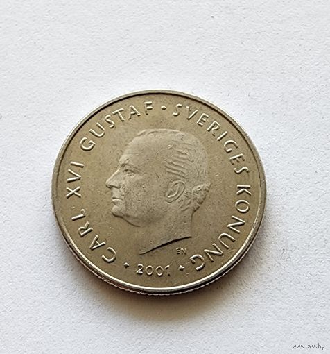 Швеция 1 крона, 2001