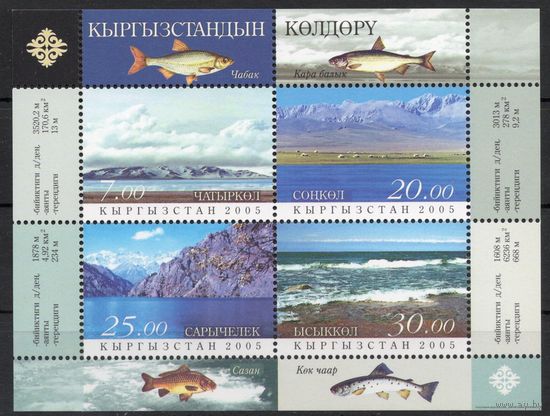 Киргизия 2005. Фауна. Рыбы. Озера. Ландшафты. Горы. 1 блок (164)