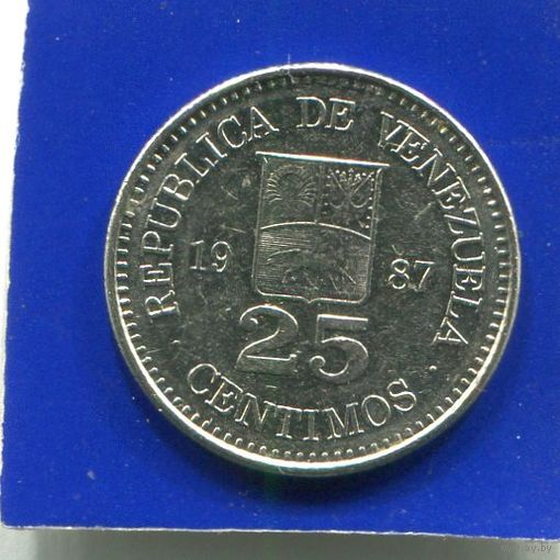 Венесуэла 25 сентимо 1987