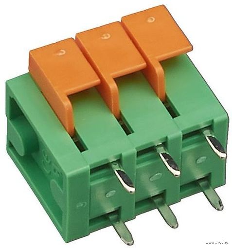 142v-508-3P ((цена за 7 шт)) клеммник нажимной 3 пина
