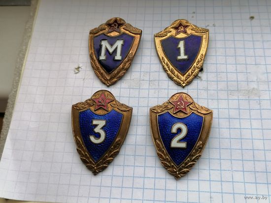 Солдатская классность М.1.2.3.(заколка)
