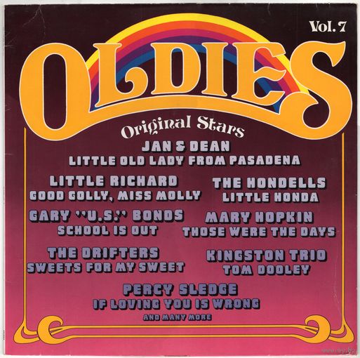 LP Oldies: Original Stars, Vol. 7 (Little Richard, Mary Hopkin, The Drifters, Percy Sledge, Kingston Trio, Frankie Laine і іншыя)