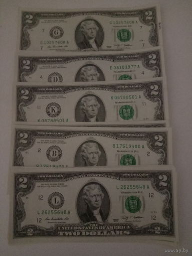 2 $ США 2009 г
