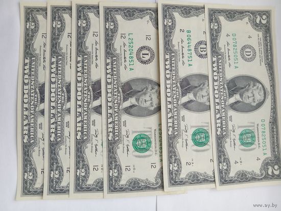 2 $ США 2009 г