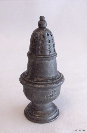 Миниатюра Перечница Пьютер Олово Англия 01