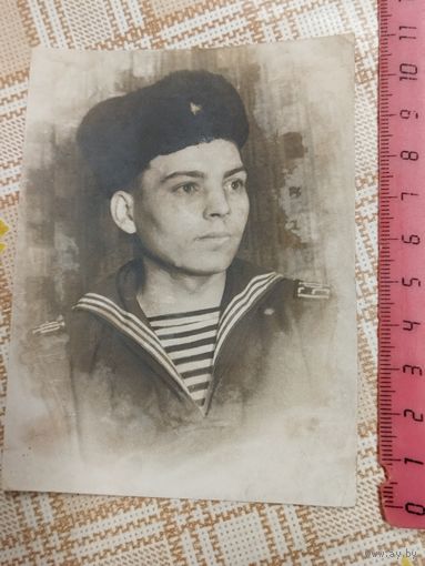 Фотография. Моряк. Балтийский флот. 1950-е. ВМФ СССР.