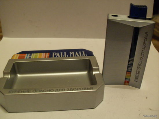 Зажигалка PALL MALL и пепельница