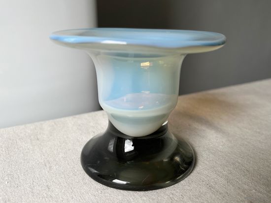 Подсвечник цветное стекло 8Х9см