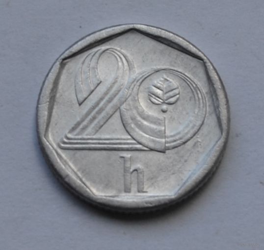 Чехия, 20 геллеров 1995 г.