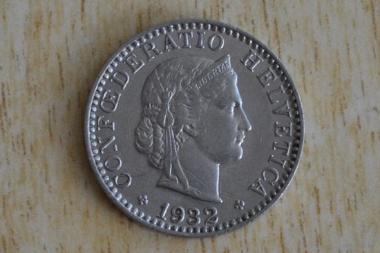 Швейцария 20 раппенов 1932