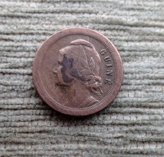 Werty71 Гвинея Бисау 20 сентаво 1933 колония Португалии  Биссау