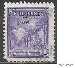 Филиппины. Пальмовая аллея. 1947г. Mi#468.