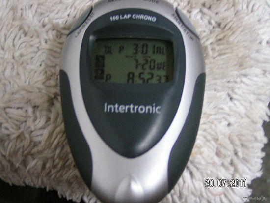 Секундомер на 100 замеров Intertronic IO11-402