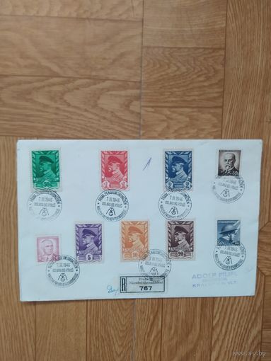 Чехословакия 1946 г. Набор марок исторические личности.