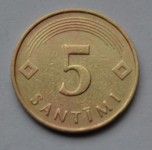 Латвия, 5 сантимов 1992 г.
