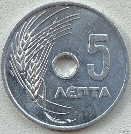 Греция 5 лепт 1954 г.