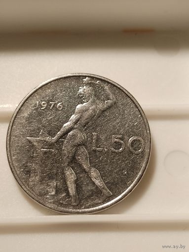 50 лир 1976 г. Италия