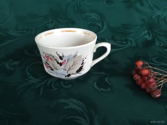 Чайная чашка. Фарфор СССР. Добруш (Беларусь) 78-91 гг