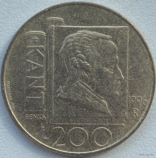 Сан-Марино 200 лир 1996 г. Кант