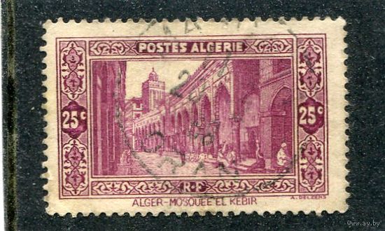 Французский Алжир. Большая мечеть. Алжир. 25с