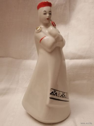 Девушка с цветком. Рига. Очень редкая.