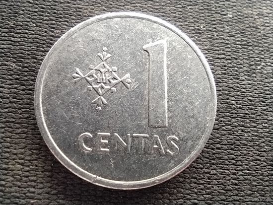 Литва, 1 цент 1991, KM# 85