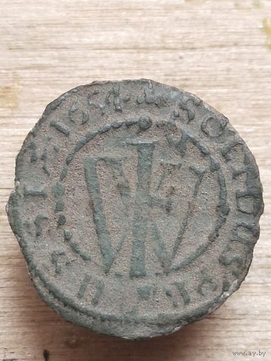 Шиллинг 1654. (1 ЗН10*) Смотрите мои лоты