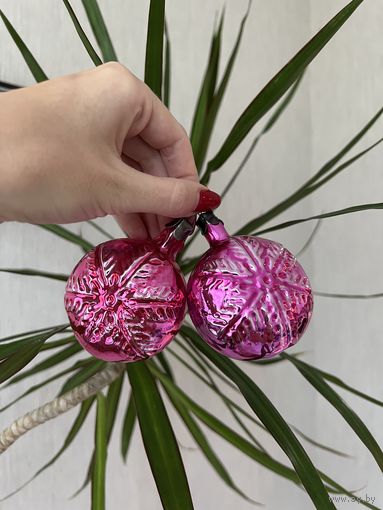 Елочная игрушка Снежинка СССР цена за все К.2