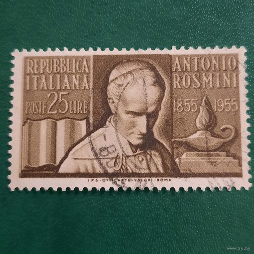 Италия 1955. 100 летие Antonio Rosmini