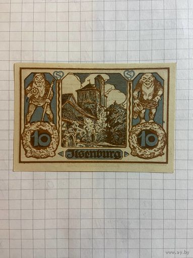 10 пфеннингов (нотгельды) г. Германия.