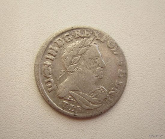 6 грошей 1681г. Ян Собеский - с 1 руб..