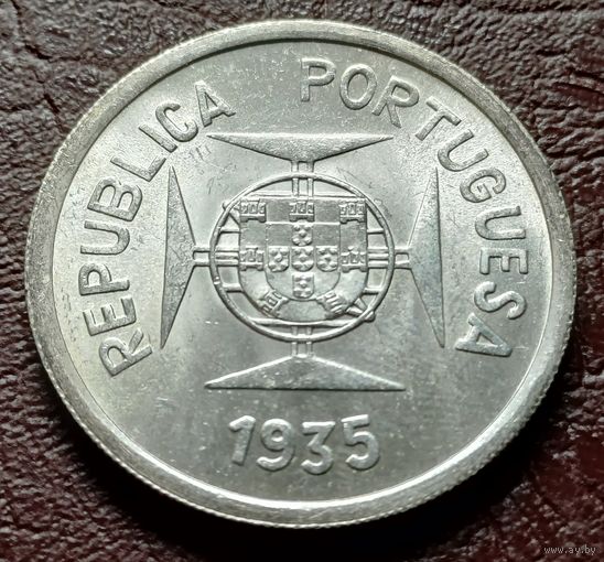 Индия - Португальская 1 рупия, 1935     ( 1-14-1 )