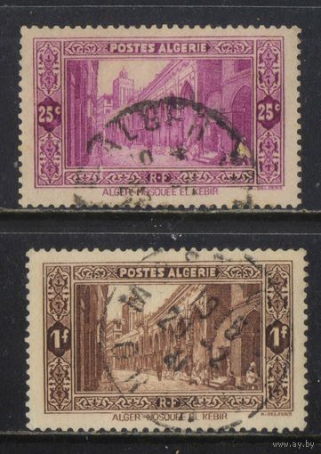 Fr Колонии Алжир 1936 Большая мечеть Алжир Стандарт #110,119