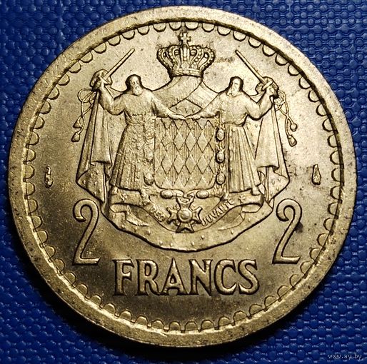 Монако 2 франка 1945 г.