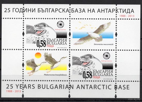 Болгария 2013. Фауна Антарктическая база блок 366 (5076)