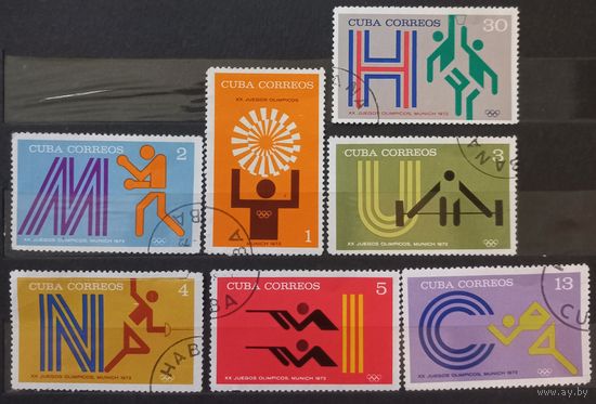 Куба. 1972г. Олимпиада в Мюнхине.