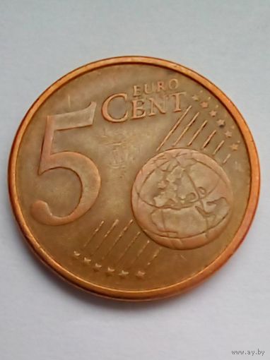 Германия.5 евроцентов 2002 D