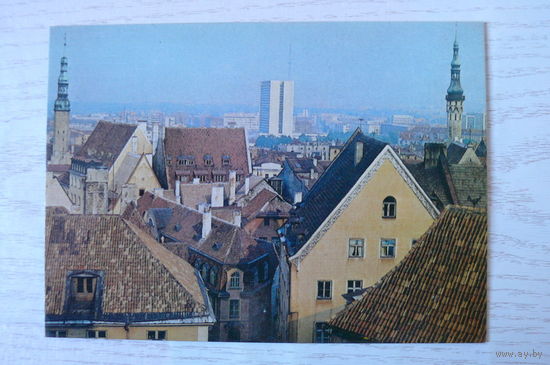 Прибалтика, Эстонская ССР, Таллин; 1979, чистая, на обороте -- символ Олимпиады-80.