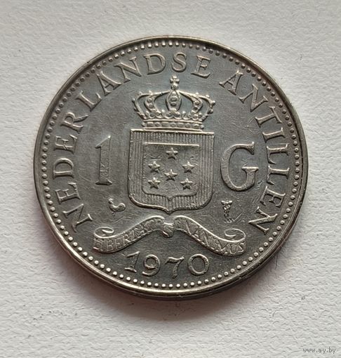 Нидерландские Антильские острова 1 гульден, 1970  4-6-11