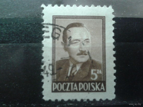 Польша 1948 Президент Берут 5 зл.