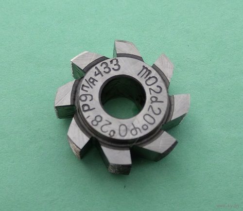 Фреза мелкомодульная m 0.2