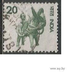 Индия. Игрушки. Воин и конёк. 1975г. Mi#736.