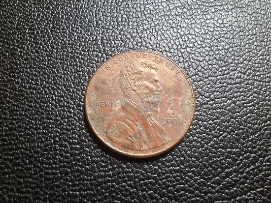 США 1 цент 2009 200 лет со дня рождения Авраама Линкольна - Юность в Индиане