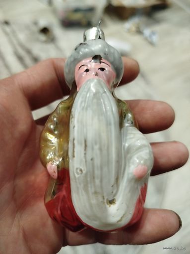 Ёлочная игрушка дядька черномор,целая