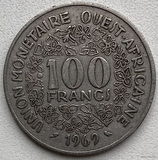 Западная Африка 100 франков 1969 г.
