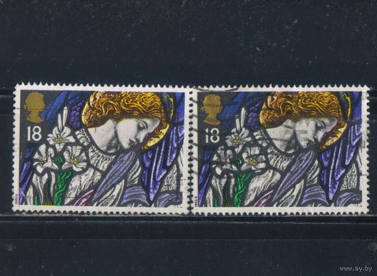 Великобритания 1992 EII Рождество Св Гавриил Собор Св Иакова Пангборн #1421